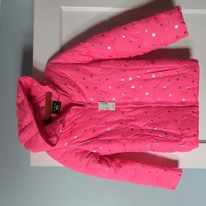 Girls Pink & Silver Star Jacket